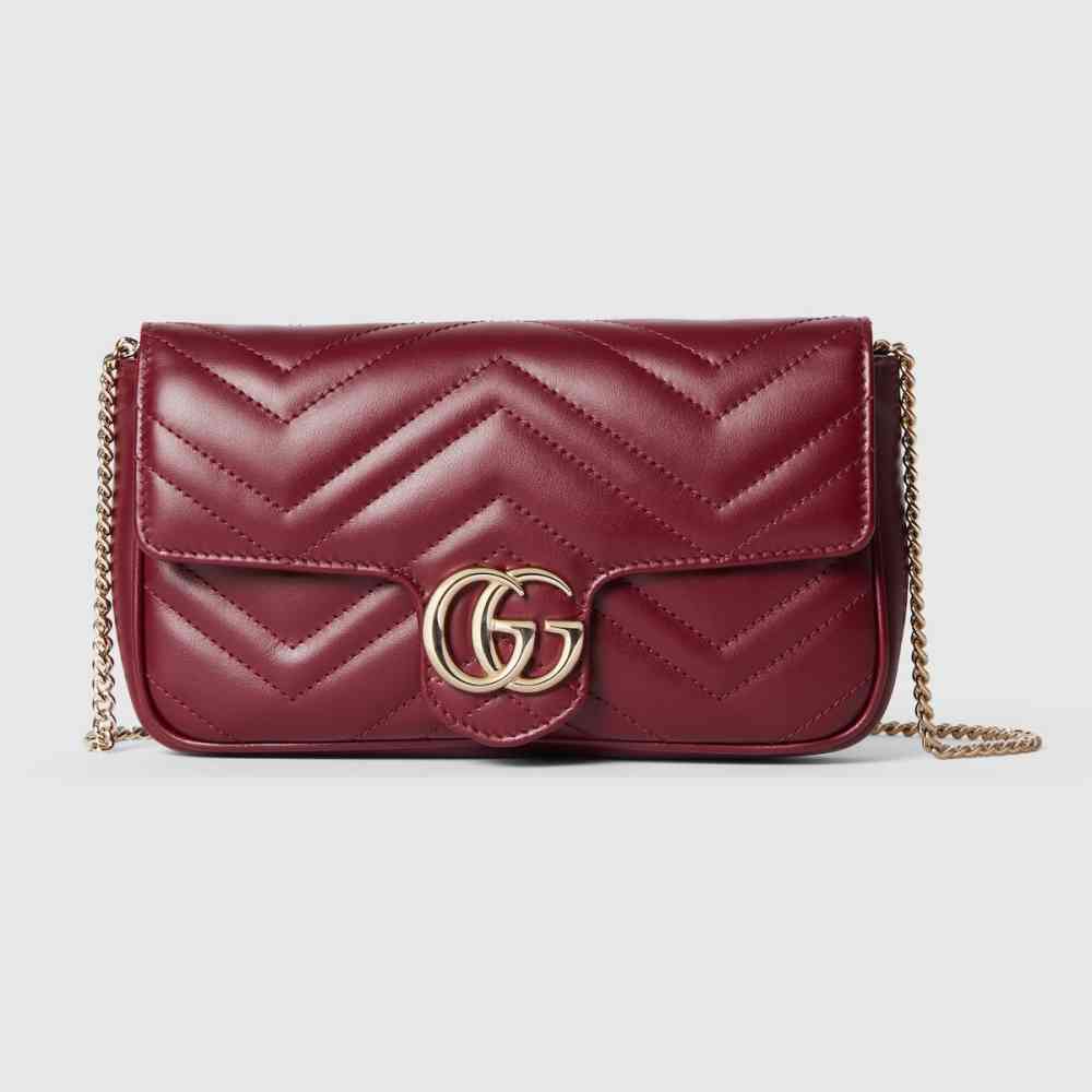 Gucci GG Marmont Wine small Sling Bag-thumb-1