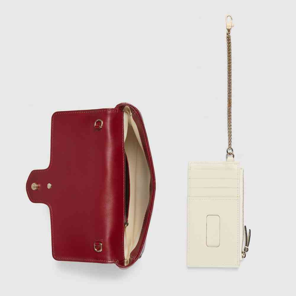 Gucci GG Marmont Wine small Sling Bag-thumb-5