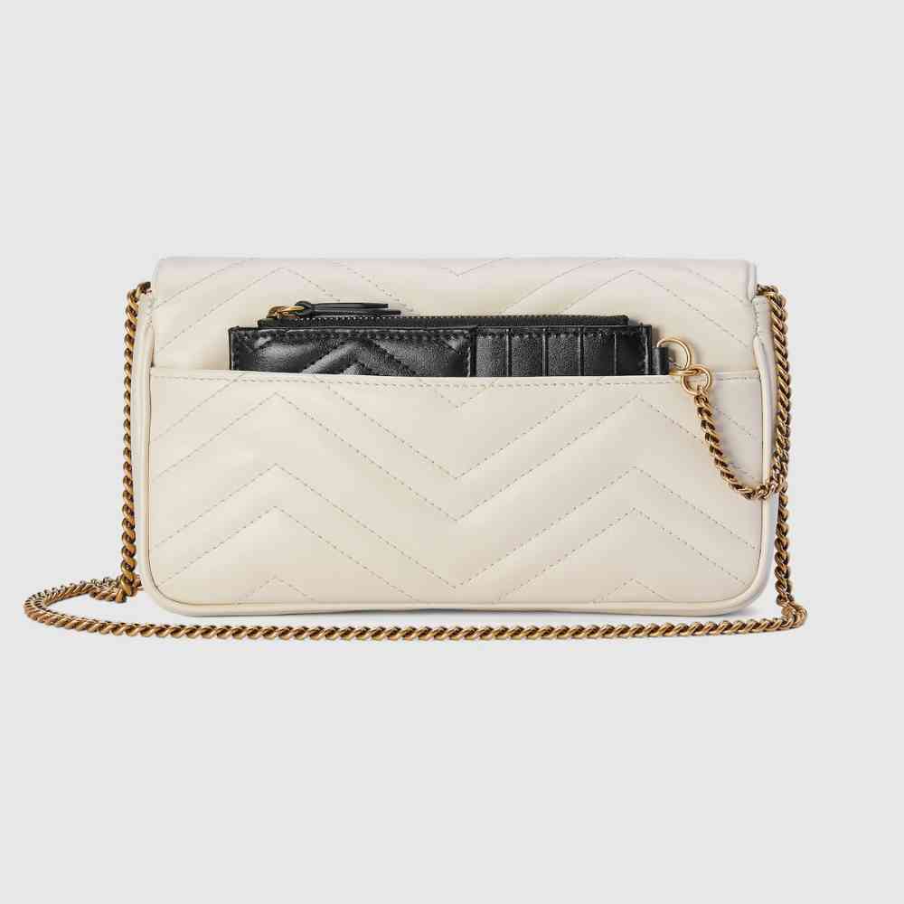 Gucci GG Marmont White small Sling Bag-thumb-2