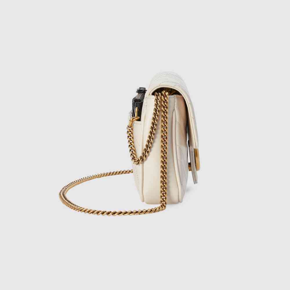 Gucci GG Marmont White small Sling Bag-thumb-8