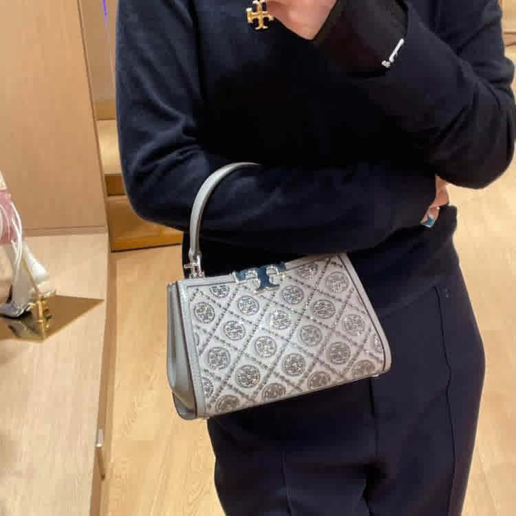 Tory Burch Mini Miller White Handbag-thumb-2