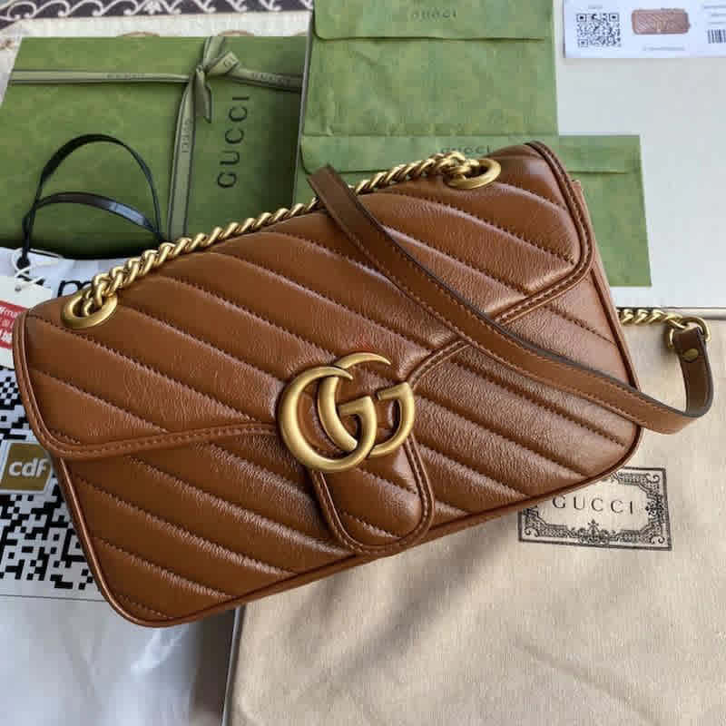 Gucci Marmont Brown Premium Sling Bag-thumb-0