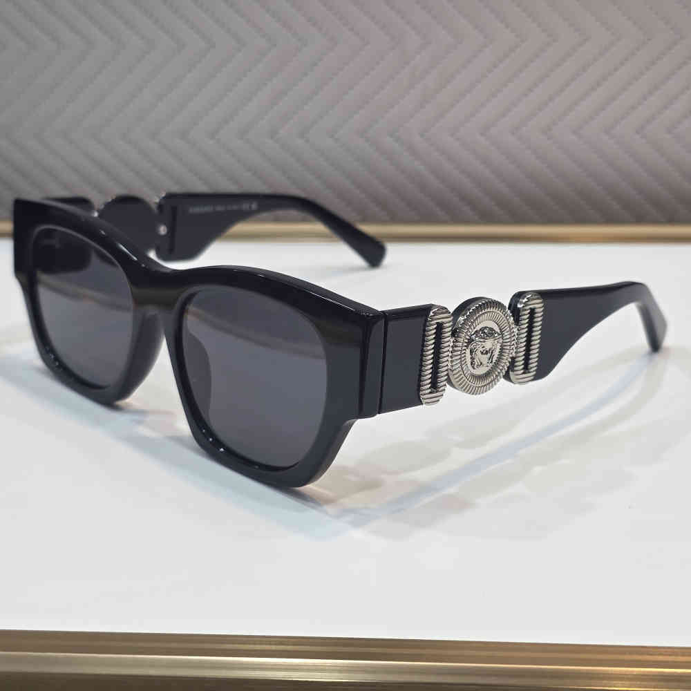 Black/Silver Versace Brown Luxury Sunglasses
