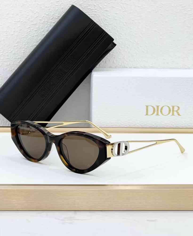 Black & Brown Dior Blue Luxury Sunglasses