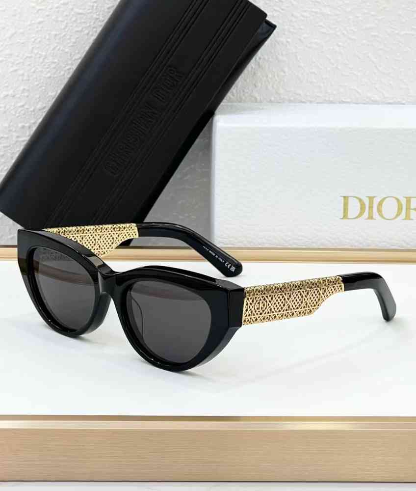 Black & Golden Dior Black & Silver Luxury Sunglasses