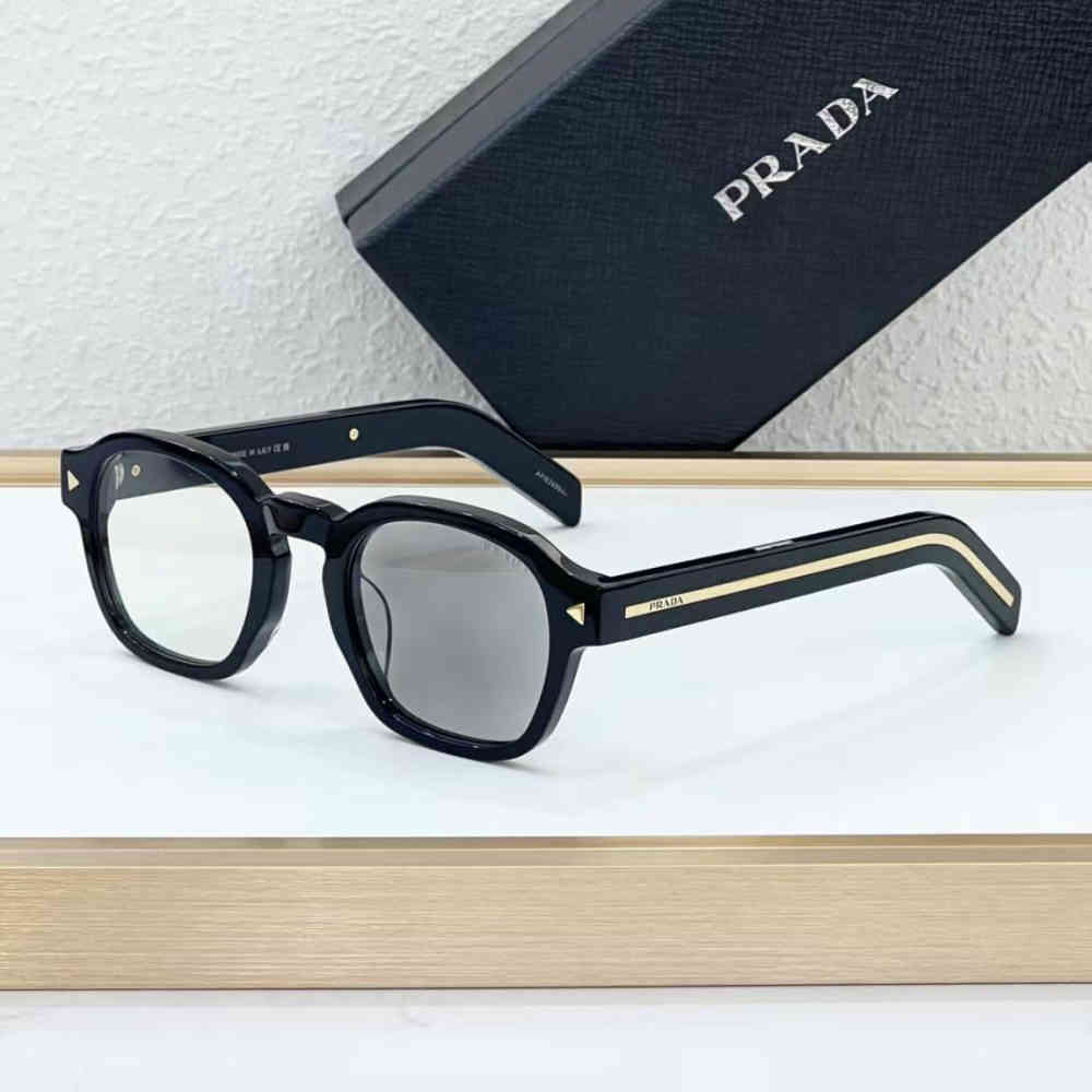 Black Prada Black & Golden Luxury Sunglasses