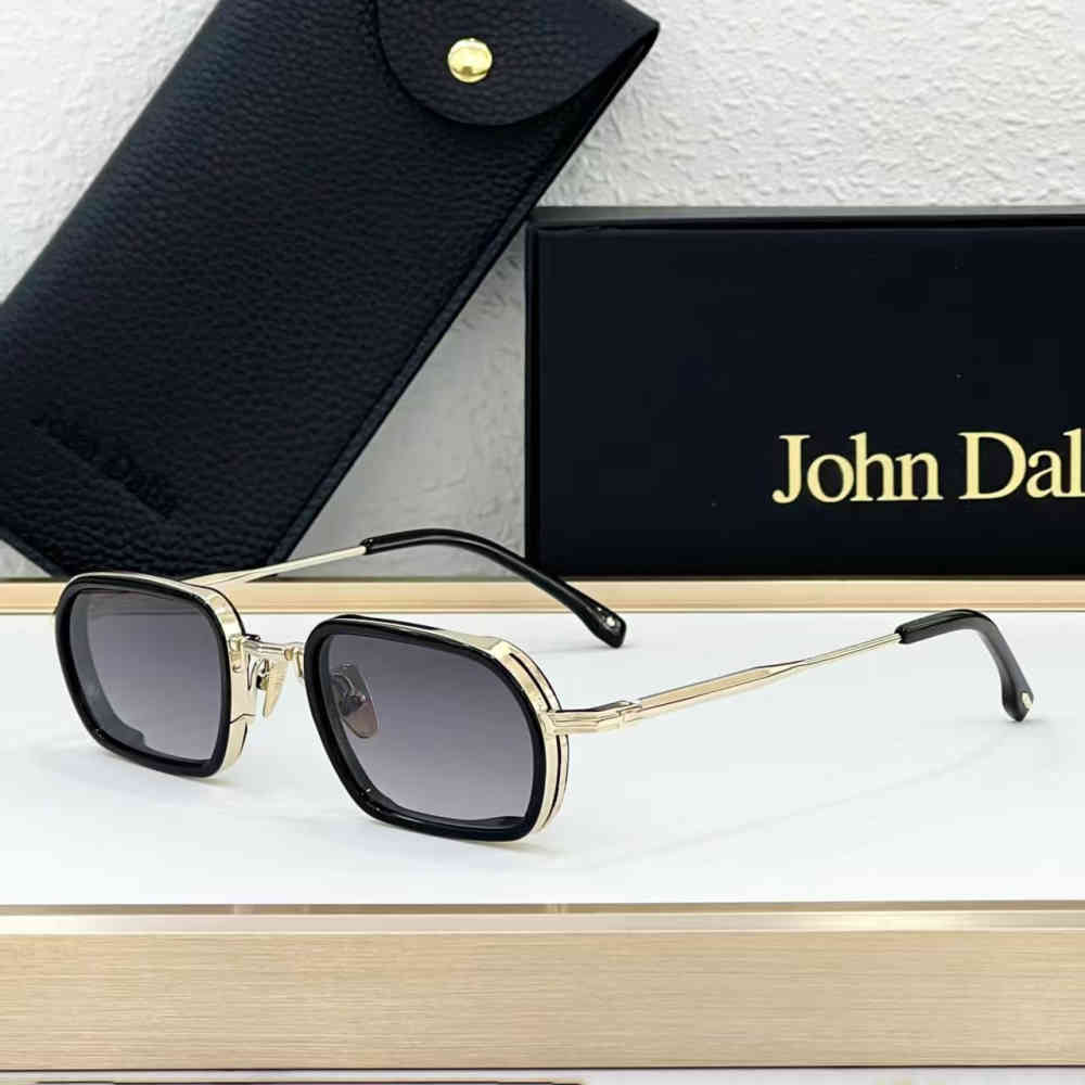 Black John Dalia Golden Luxury Sunglasses