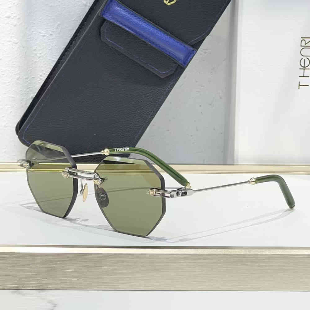 Olive T Henri Blue Luxury Sunglasses