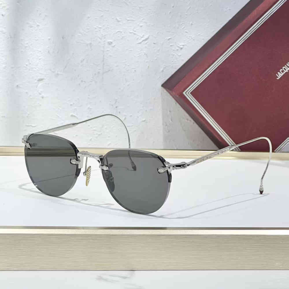 Black Jacques Marie Mage blue Luxury Sunglasses