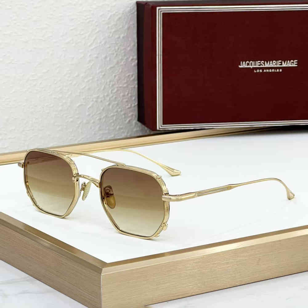 Brown Jacques Marie Mage Black Luxury Sunglasses