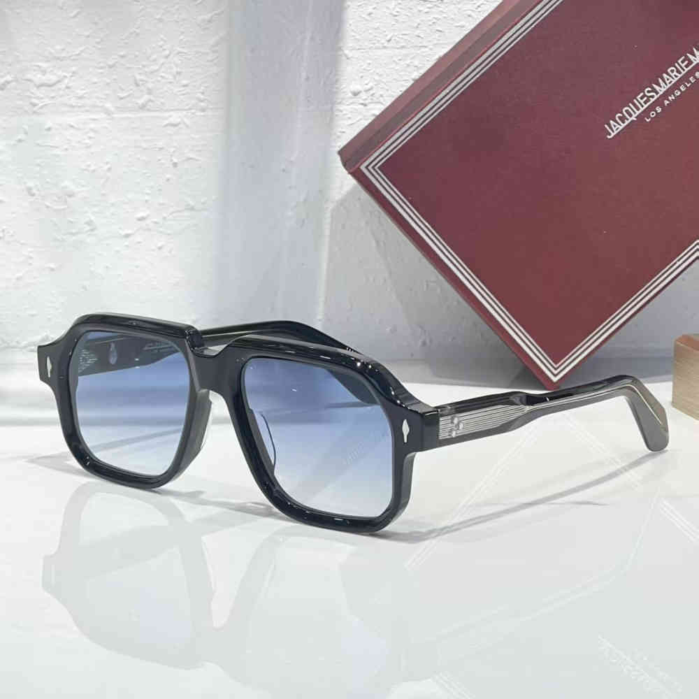 Blue Jacques Marie Mage Black Luxury Sunglasses