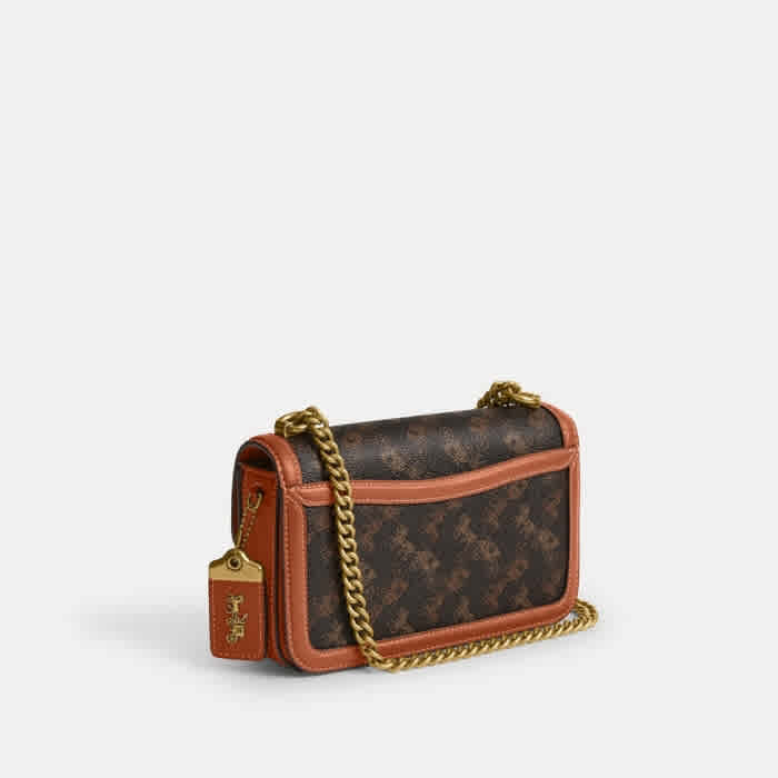 Coach Tabby Chain Clutch Brown Sling Bag-thumb-1