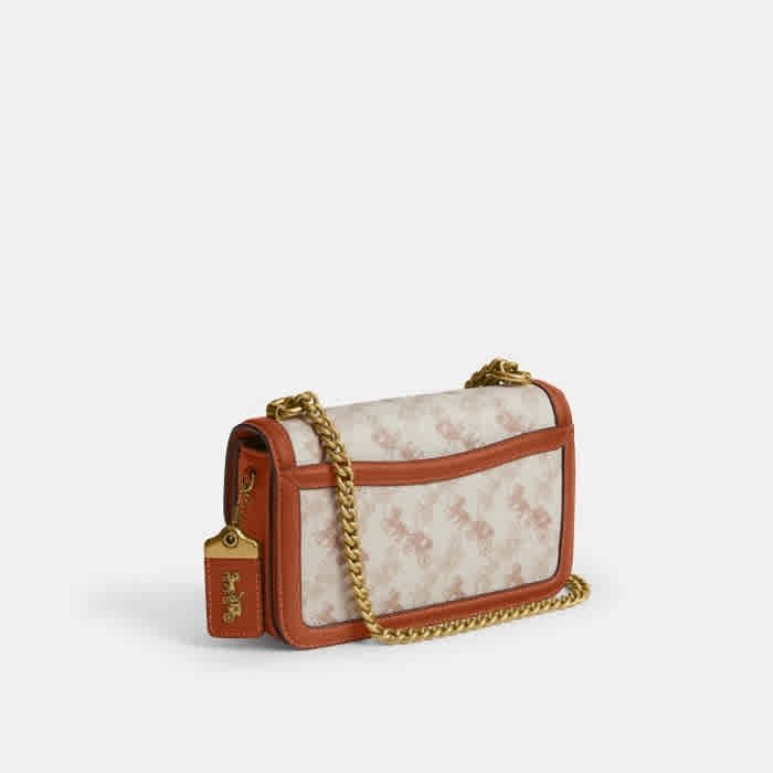 Coach Tabby Chain Clutch White Sling Bag-thumb-1