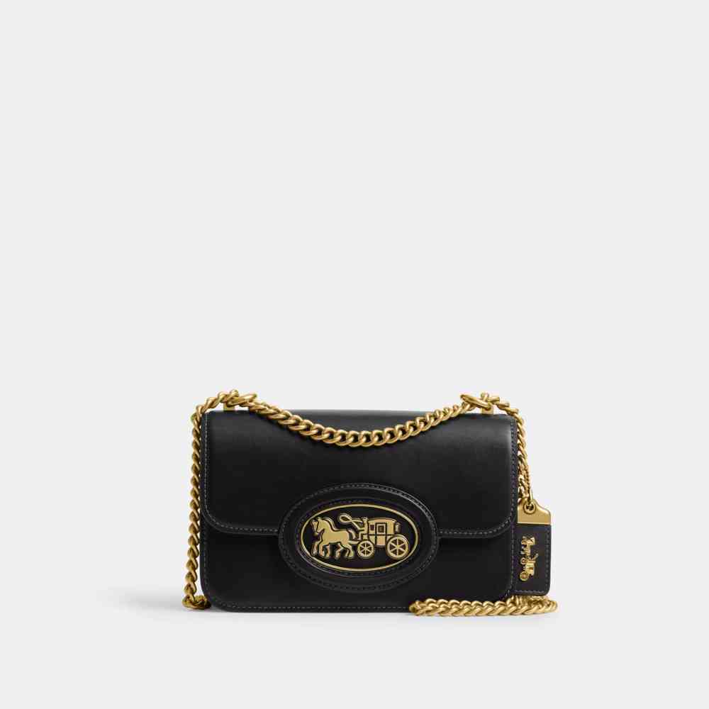 Coach Tabby Chain Clutch Black Sling Bag-thumb-0