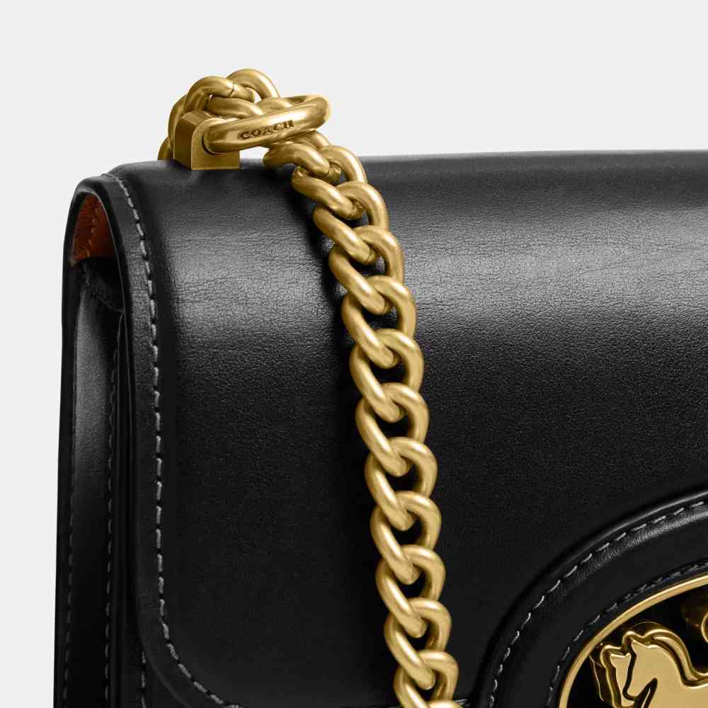Coach Tabby Chain Clutch Black Sling Bag-thumb-3