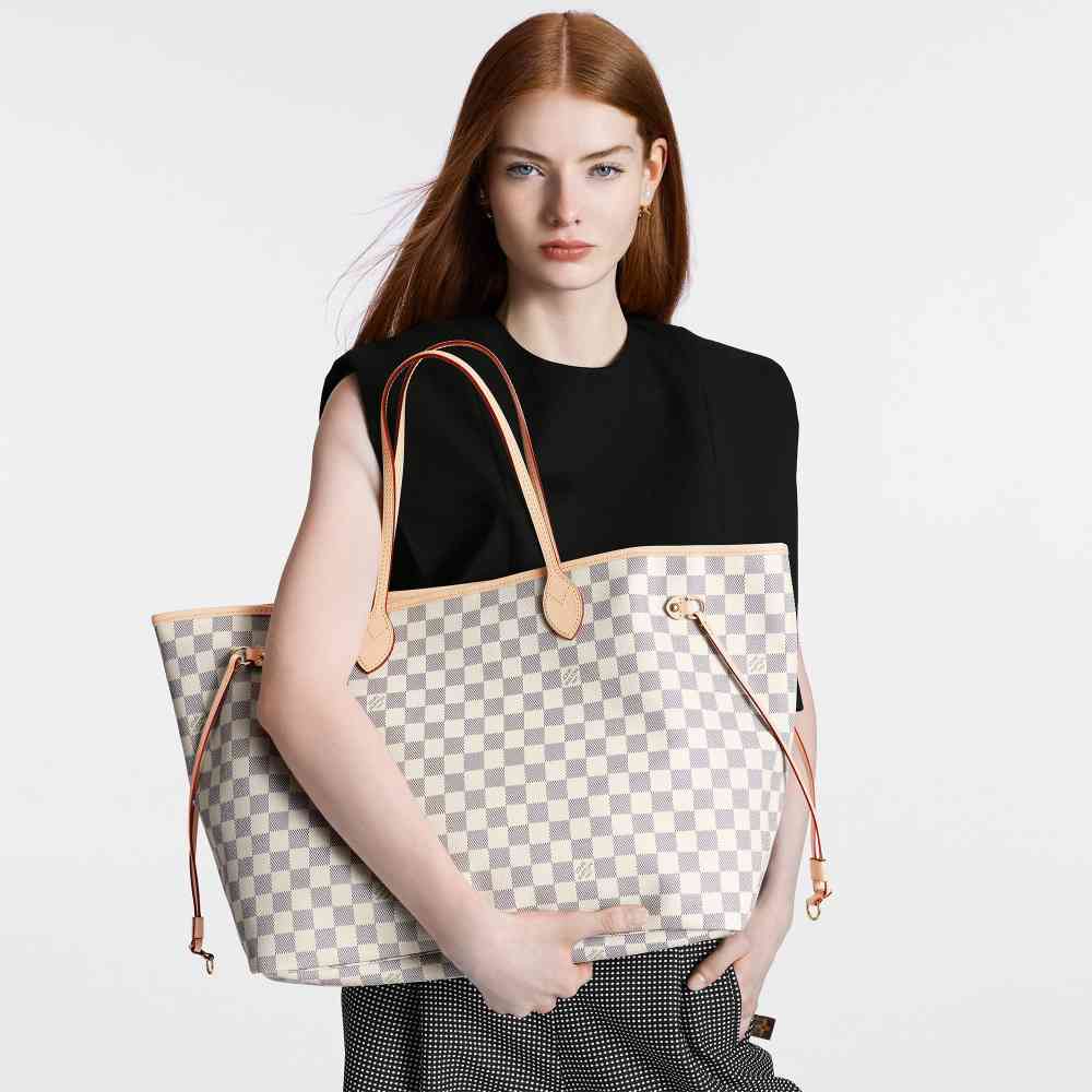 Louis Vuitton Neverfull GM Damier Azur Tote Bag-8
