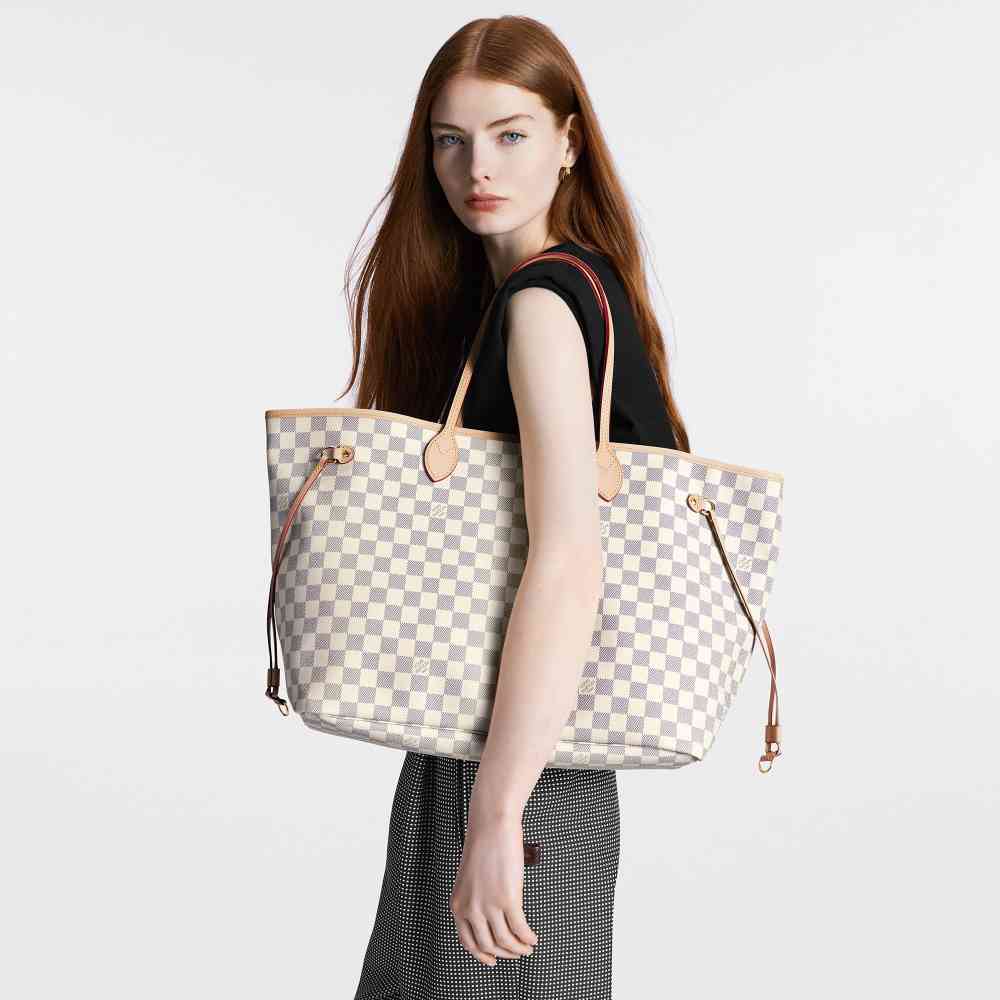 Louis Vuitton Neverfull GM Damier Azur Tote Bag-9