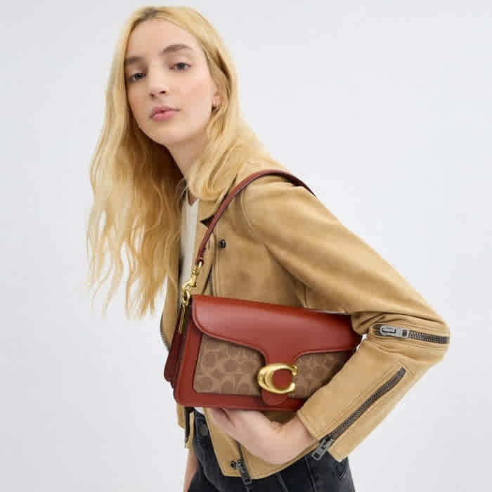 Coach Tabby Brown Shoulder Bag-4