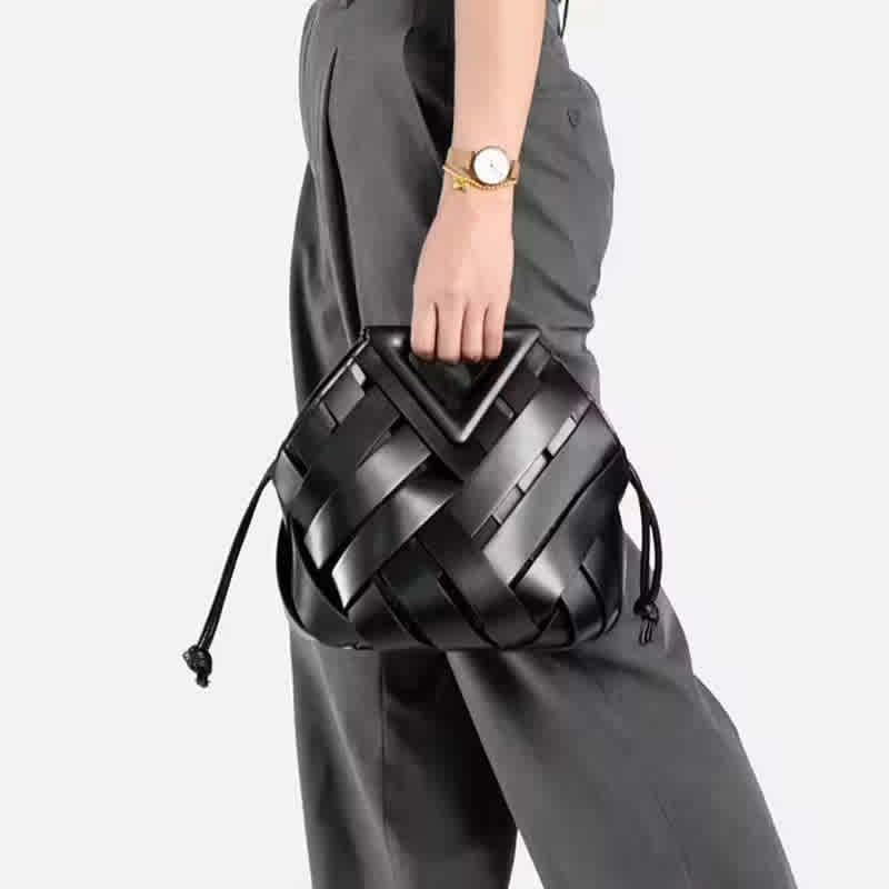 Bottega Veneta Black Sling Bag-thumb-0
