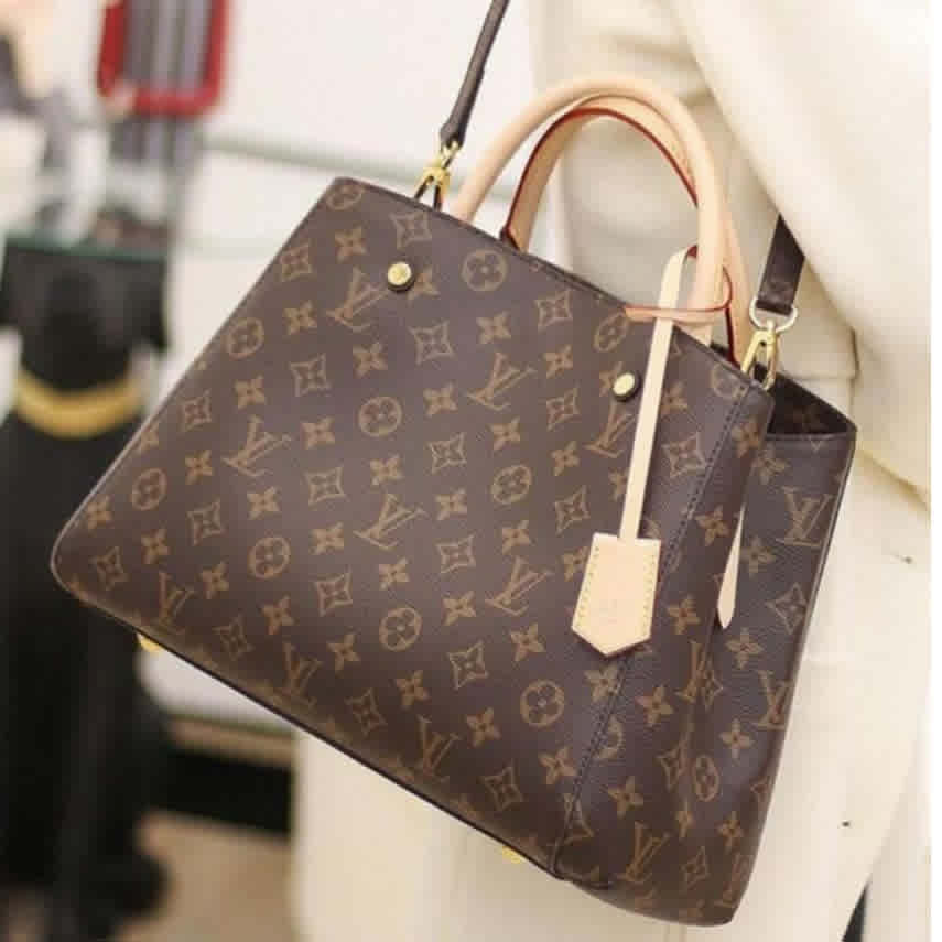 Louis Vuitton Montaigne Brown Handbag-1