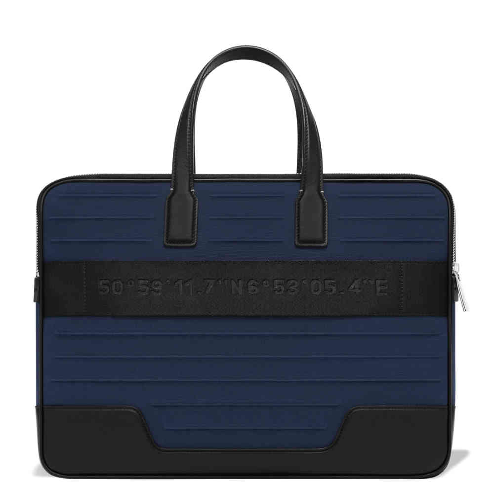 Rimowa Never Still Blue Canvas Briefcase-1