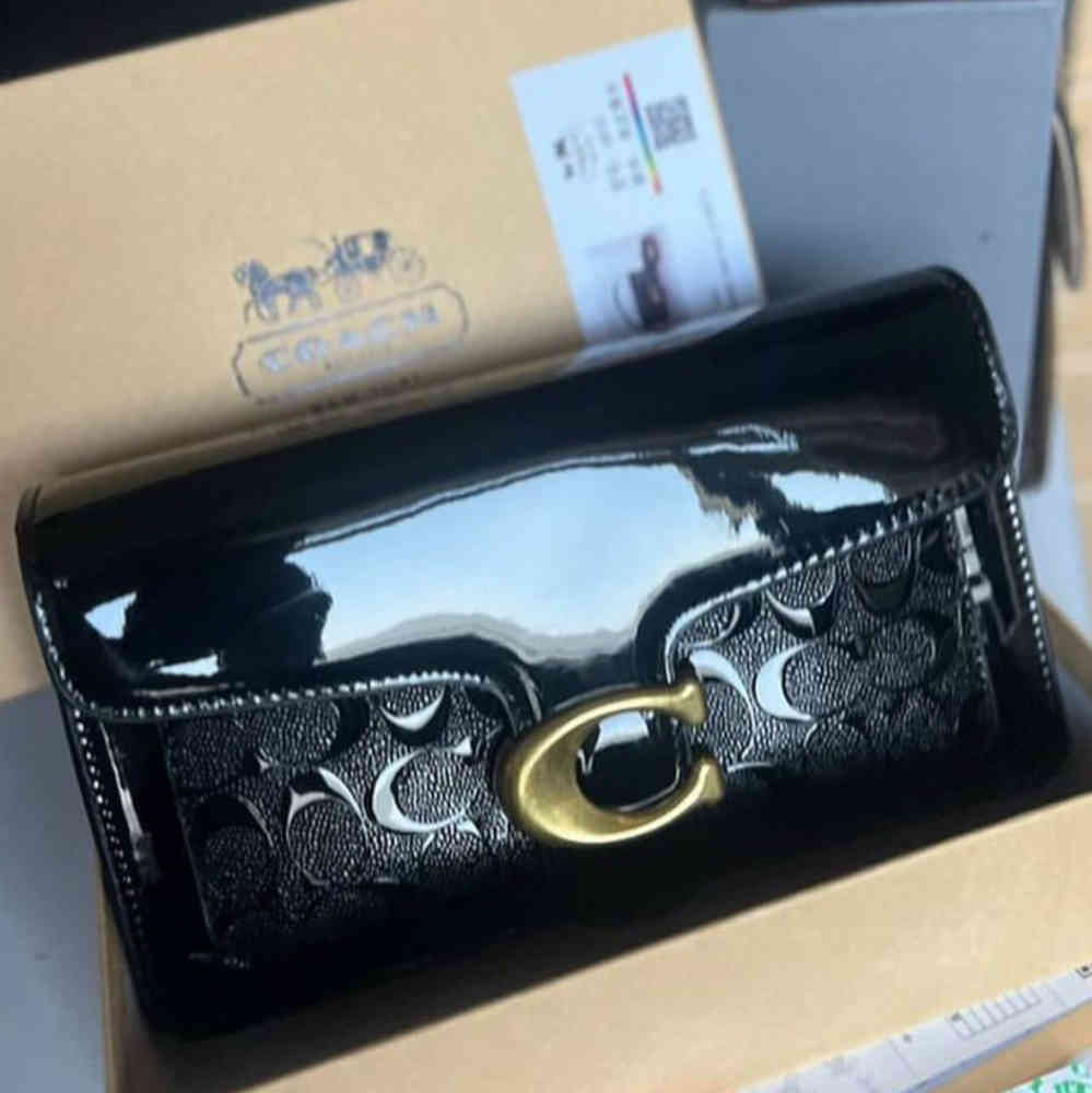 Black Coach Signature Beige Shoulder Bag