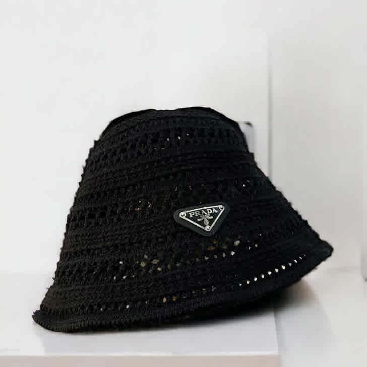 Prada Black Premium Bucket Hat-1