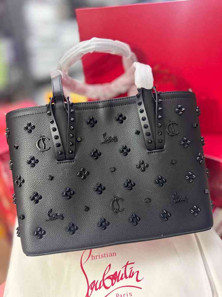 Christian Louboutin Paloma Mini Black Tote Bag-thumb-0