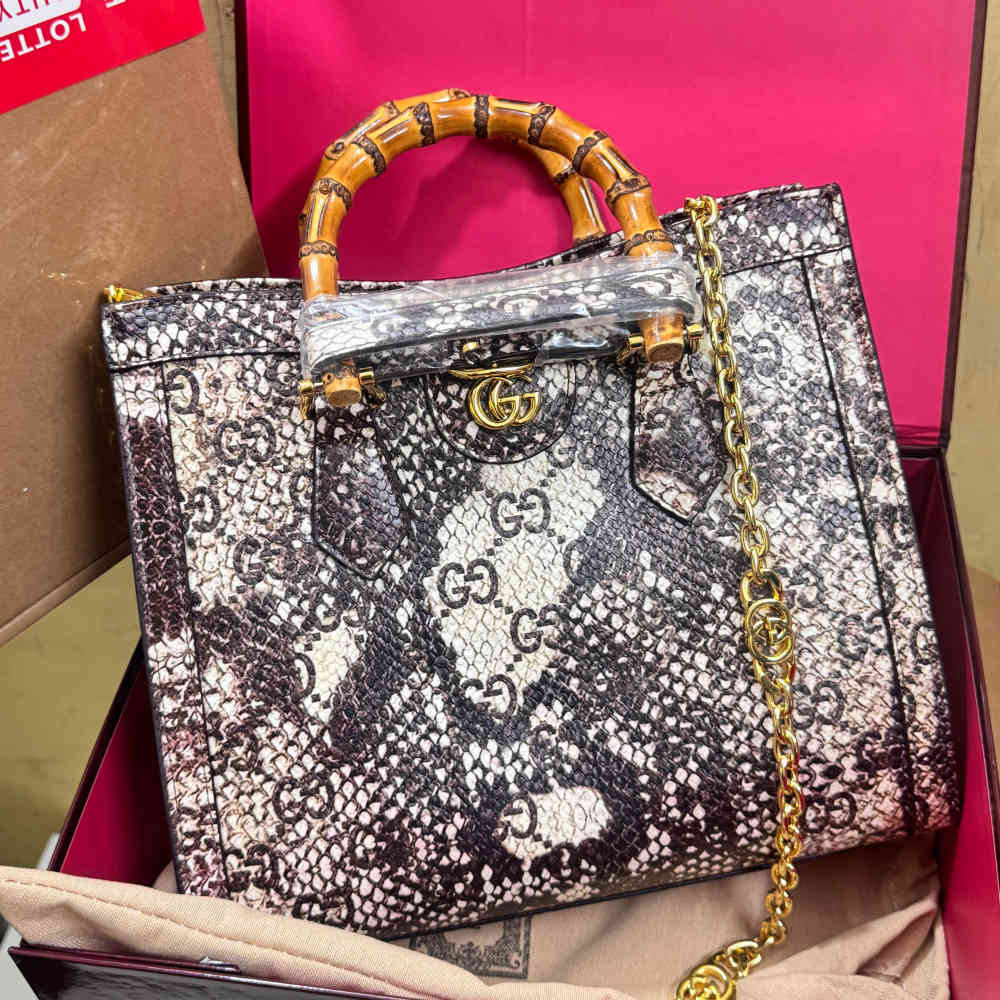 Gucci Python Diana Small Handbag-thumb-1