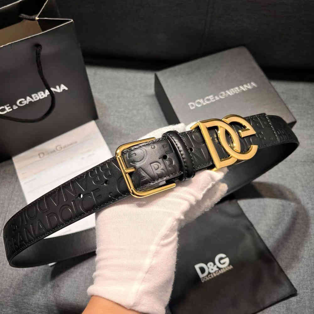 Dolce & Gabbana Black Premium Quality Belt-2