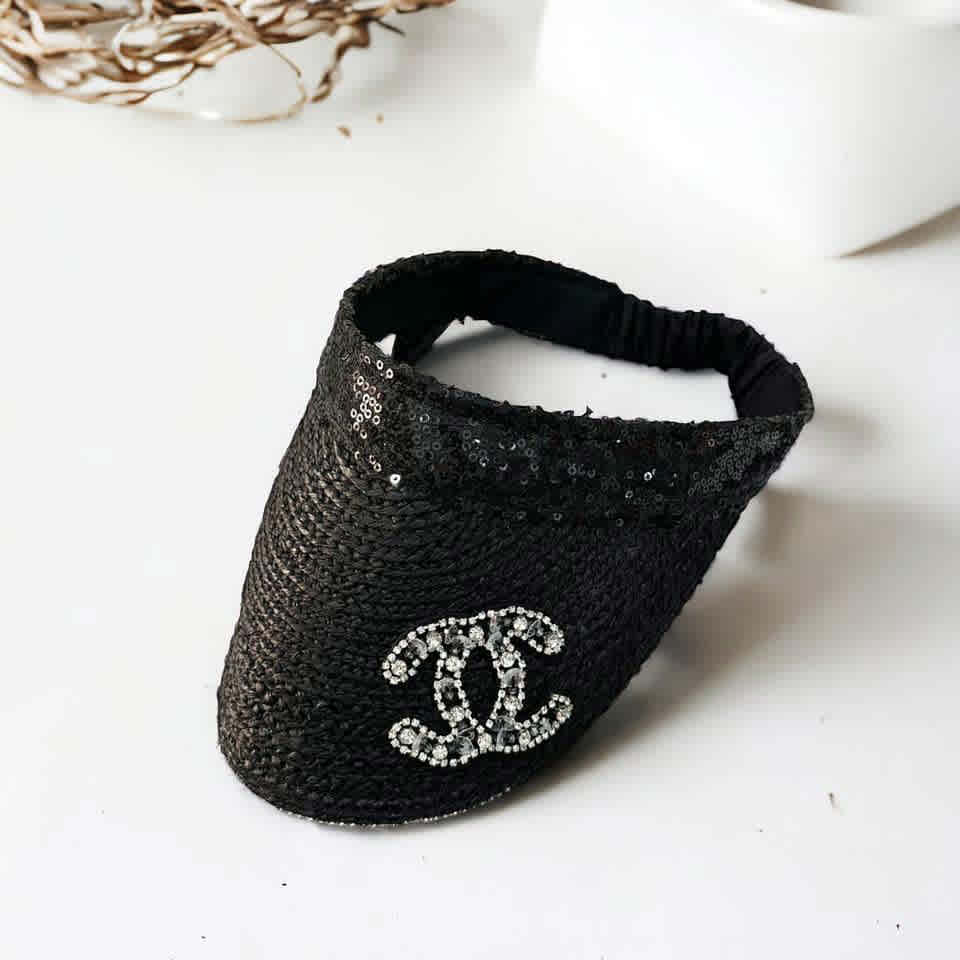 Black Chanel Beige Premium Cap