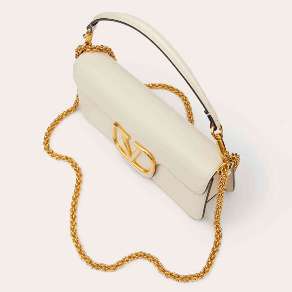 Valentino Garavani Locò White Sling Bag-3
