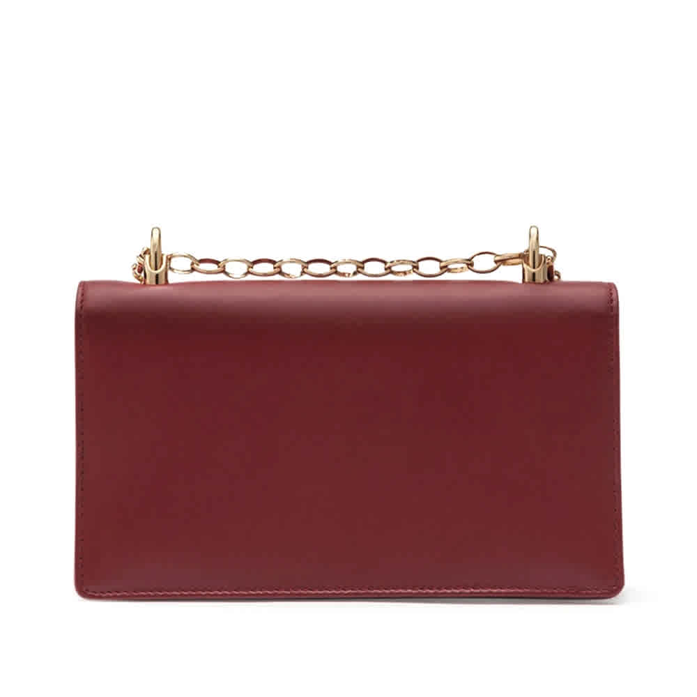 Dolce & Gabbana Nappa leather DG Girls Wine Sling Bag-thumb-2