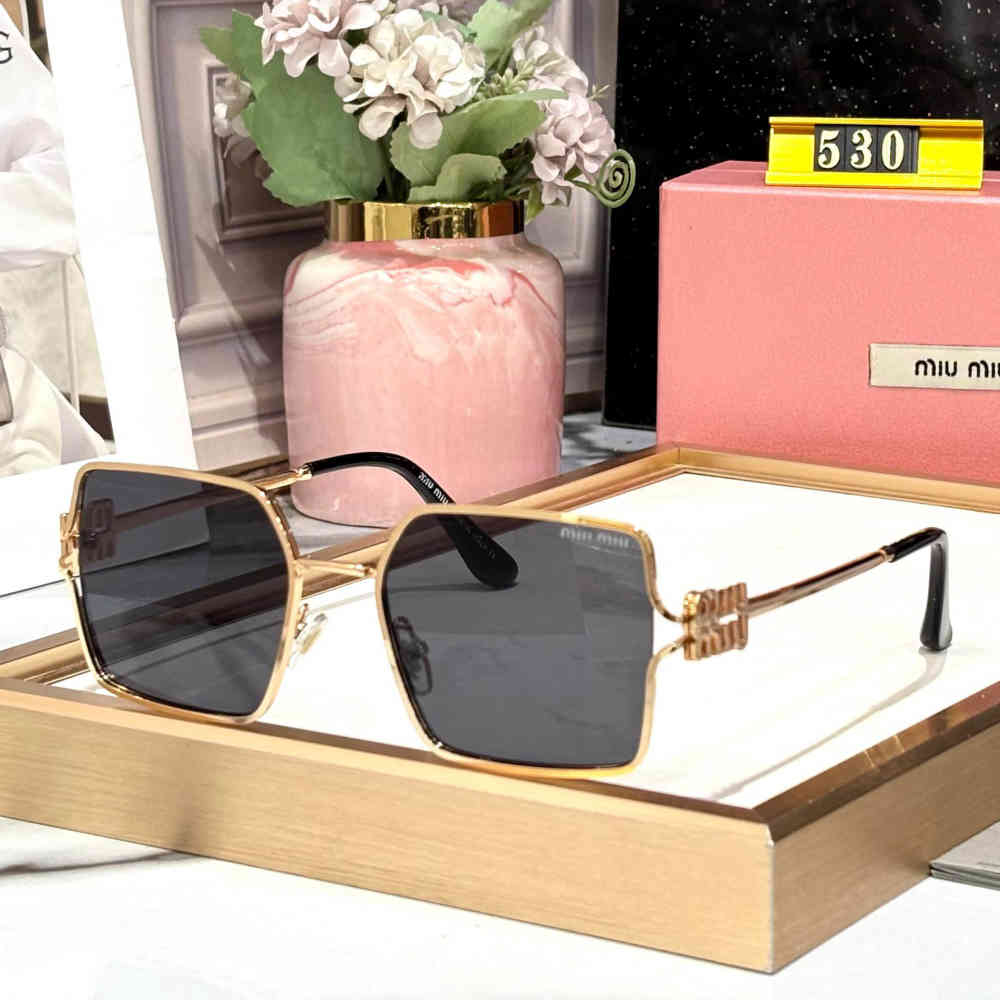 Black Miu Miu Blue Premium Women's Sunglasses