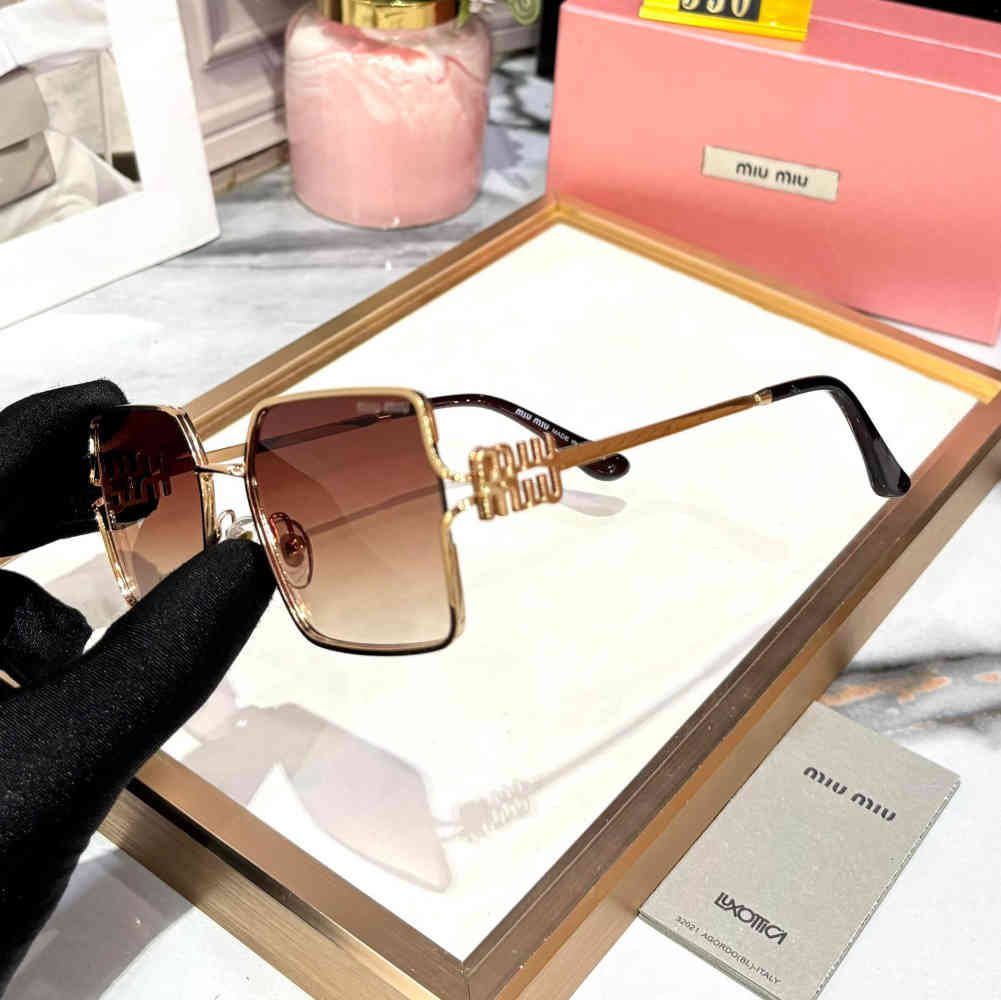 Miu Miu Brown Premium Women's Sunglasses-thumb-1
