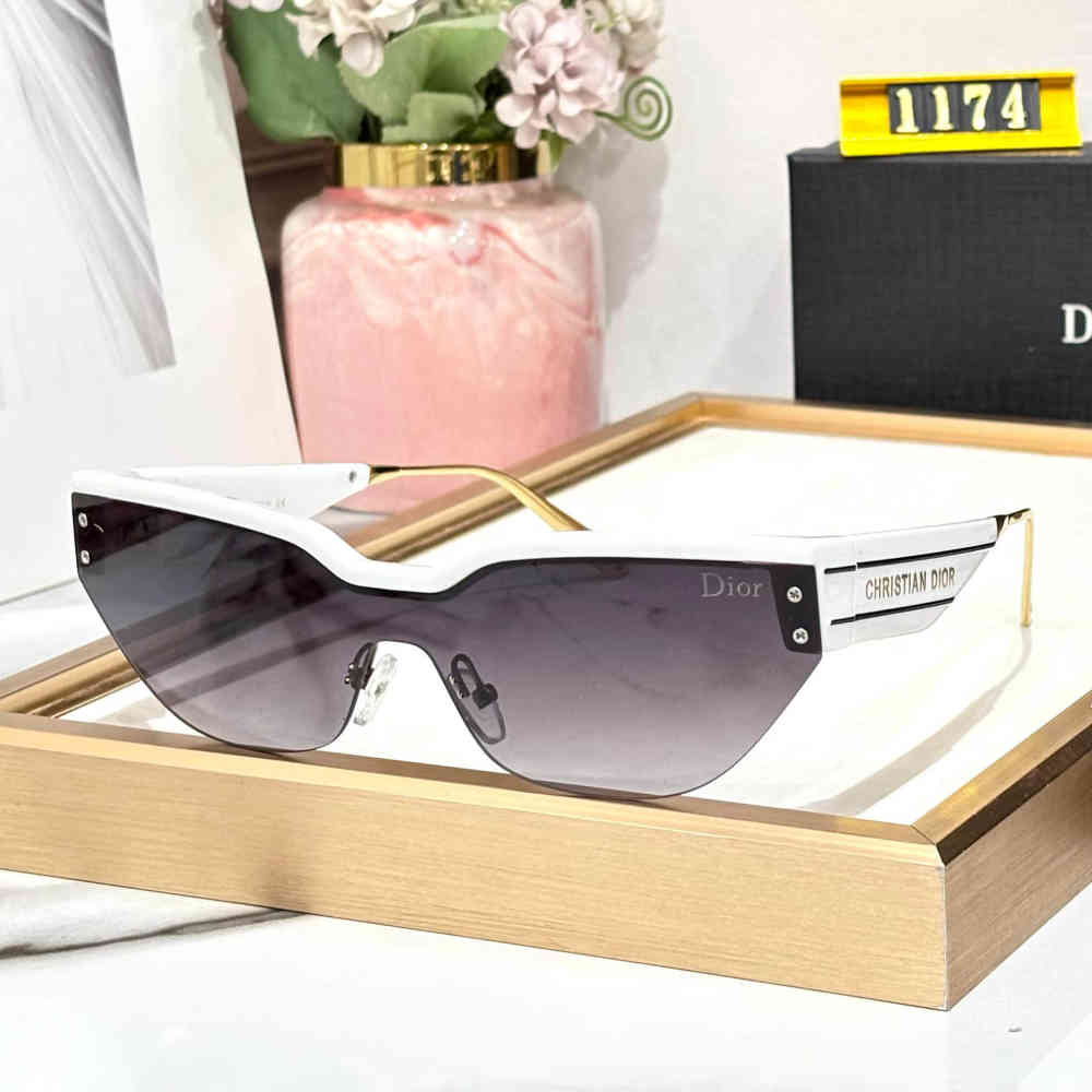 White Dior Black Premium Women's Sunglasses