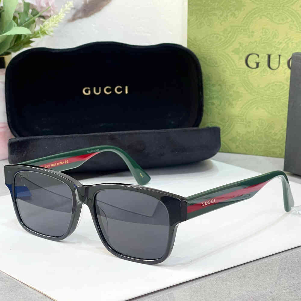 Green Gucci Black Luxury Sunglasses