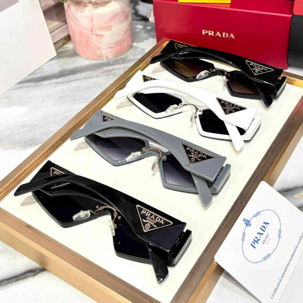 Prada White Premium Women's Sunglasses-3