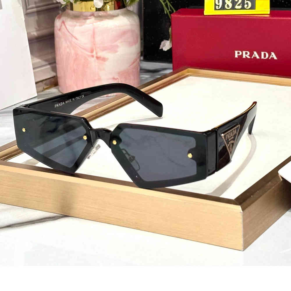 Black Prada White Premium Women's Sunglasses