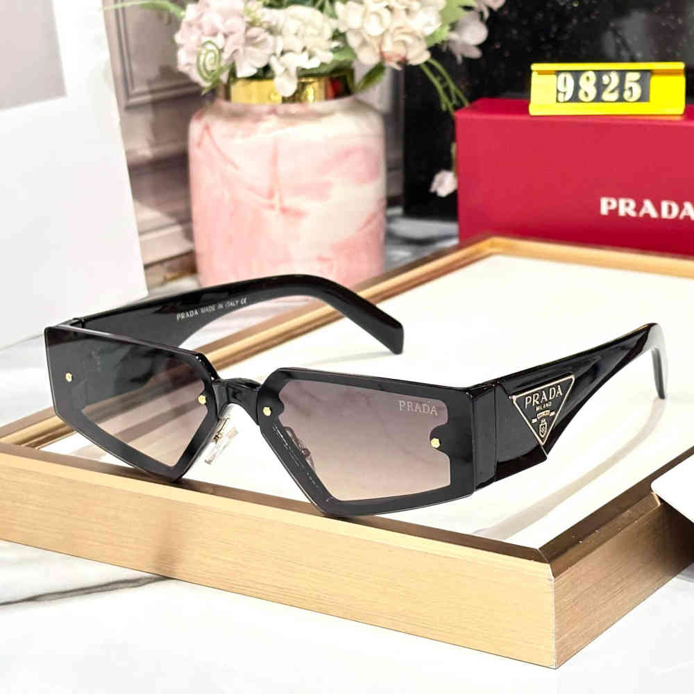 Brown Prada White Premium Women's Sunglasses
