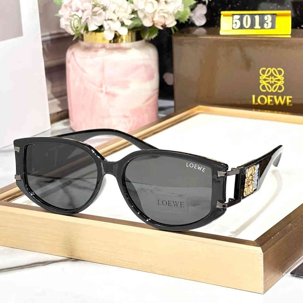 Black Loewe Blue Premium Women's Sunglasses
