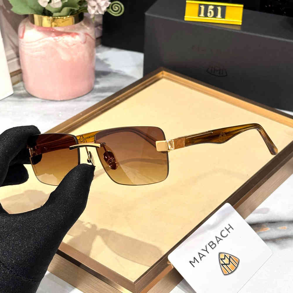 Maybach Red Luxury Sunglasses-2