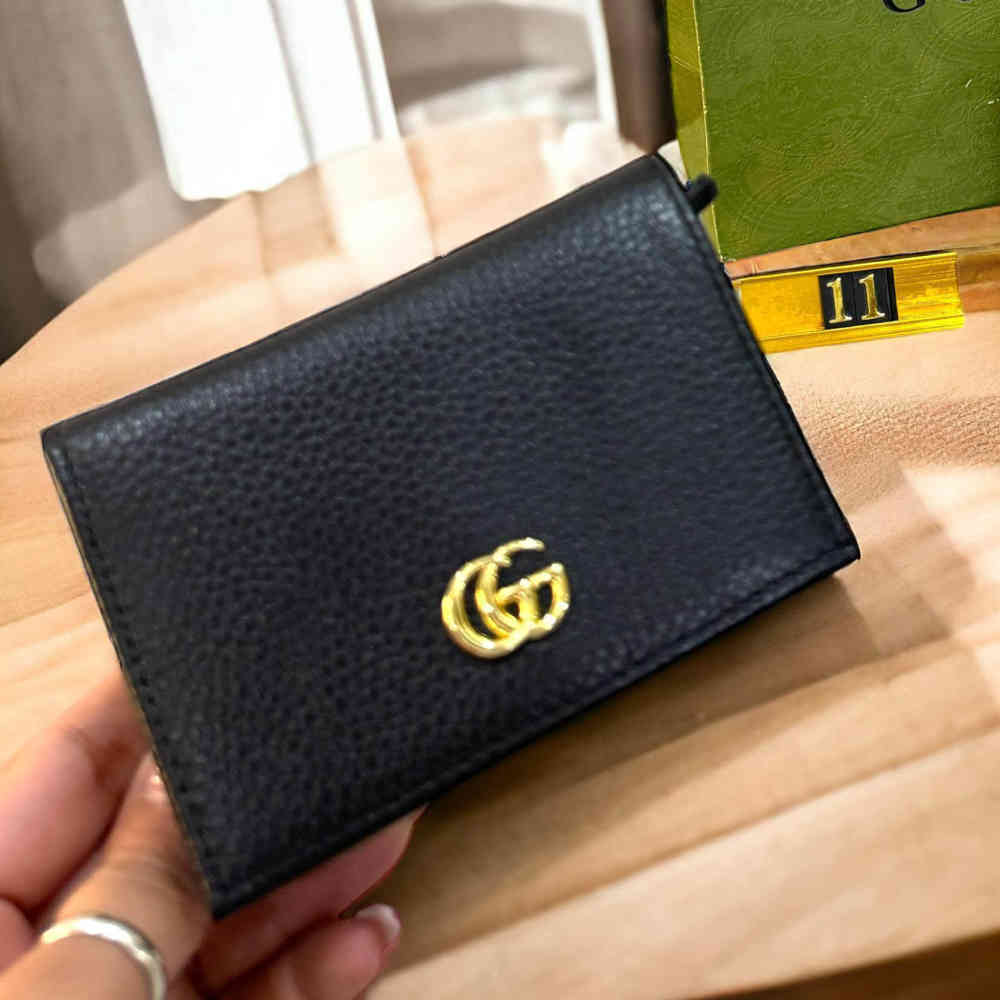Gucci Black Premium Compact Wallet-2