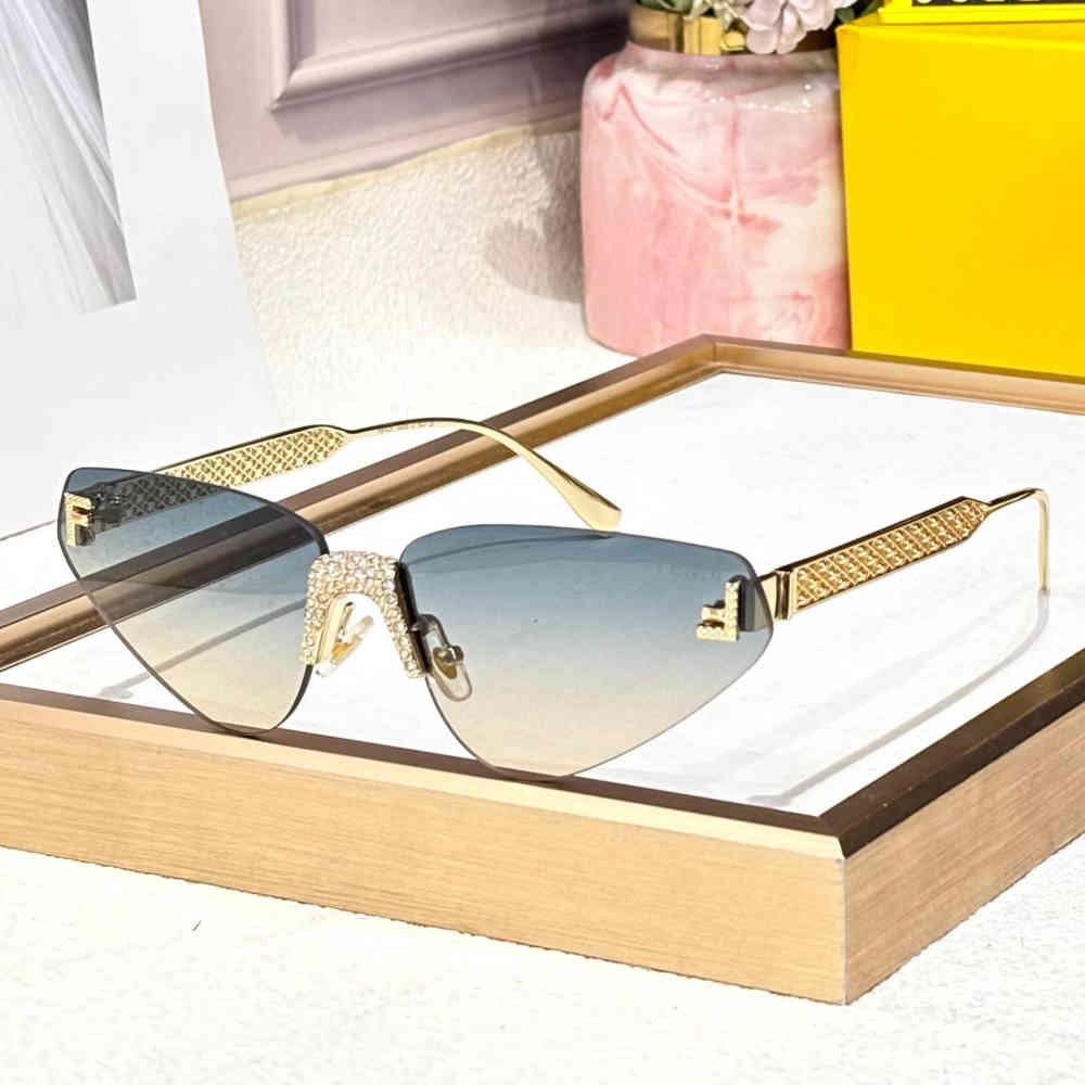 Blue Fendi Black Premium Women's Sunglasses