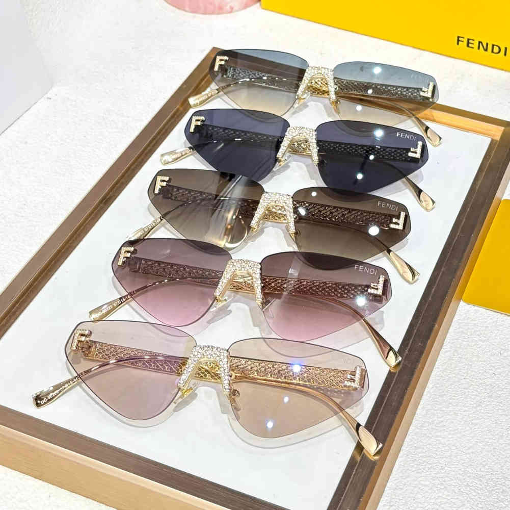 Fendi Black Premium Women's Sunglasses-2