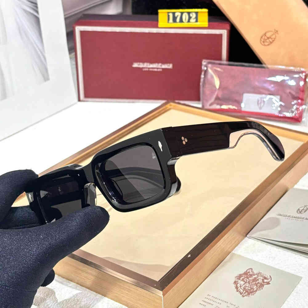 Jacques Marie Mage Black Luxury Sunglasses-thumb-1