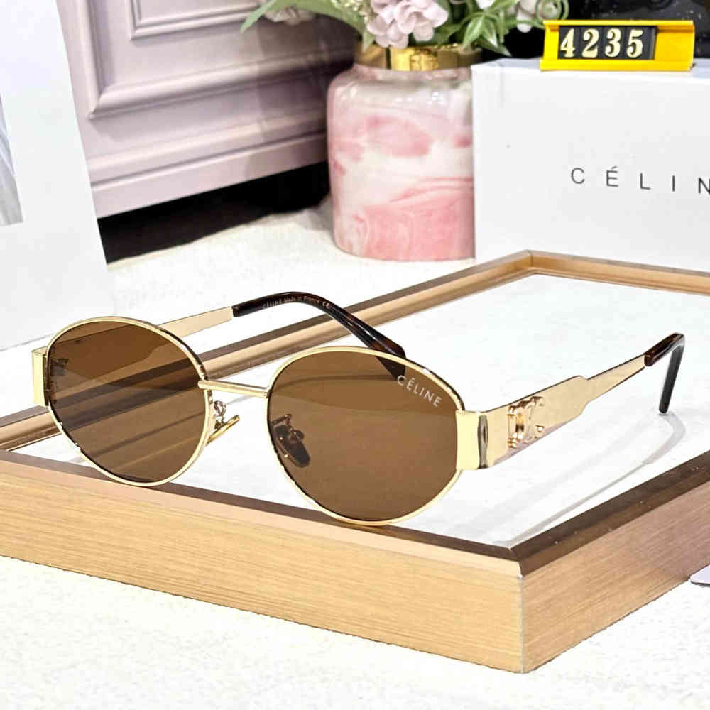 Celine Brown Premium Women's Sunglasses-thumb-0