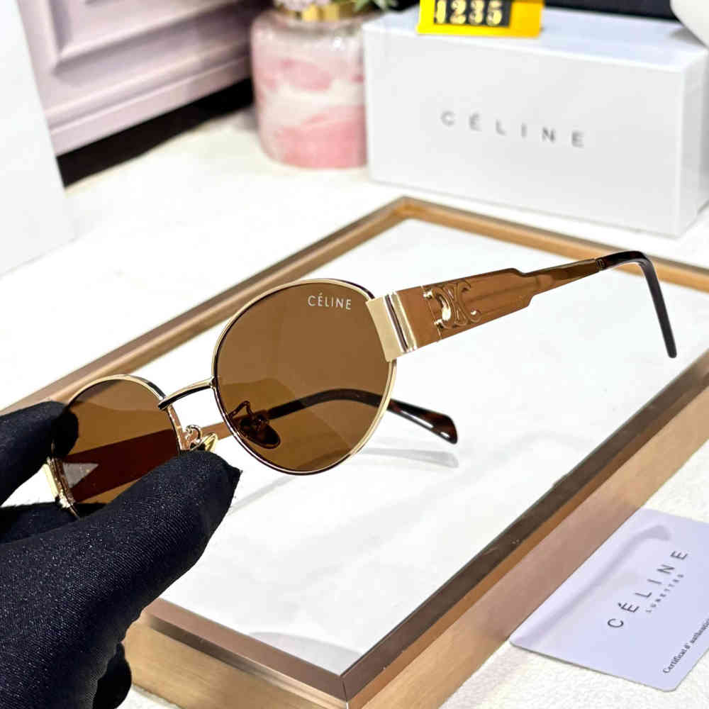 Celine Brown Premium Women's Sunglasses-thumb-1