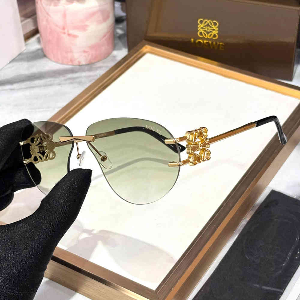 Loewe Green Premium Women's Sunglasses-thumb-1