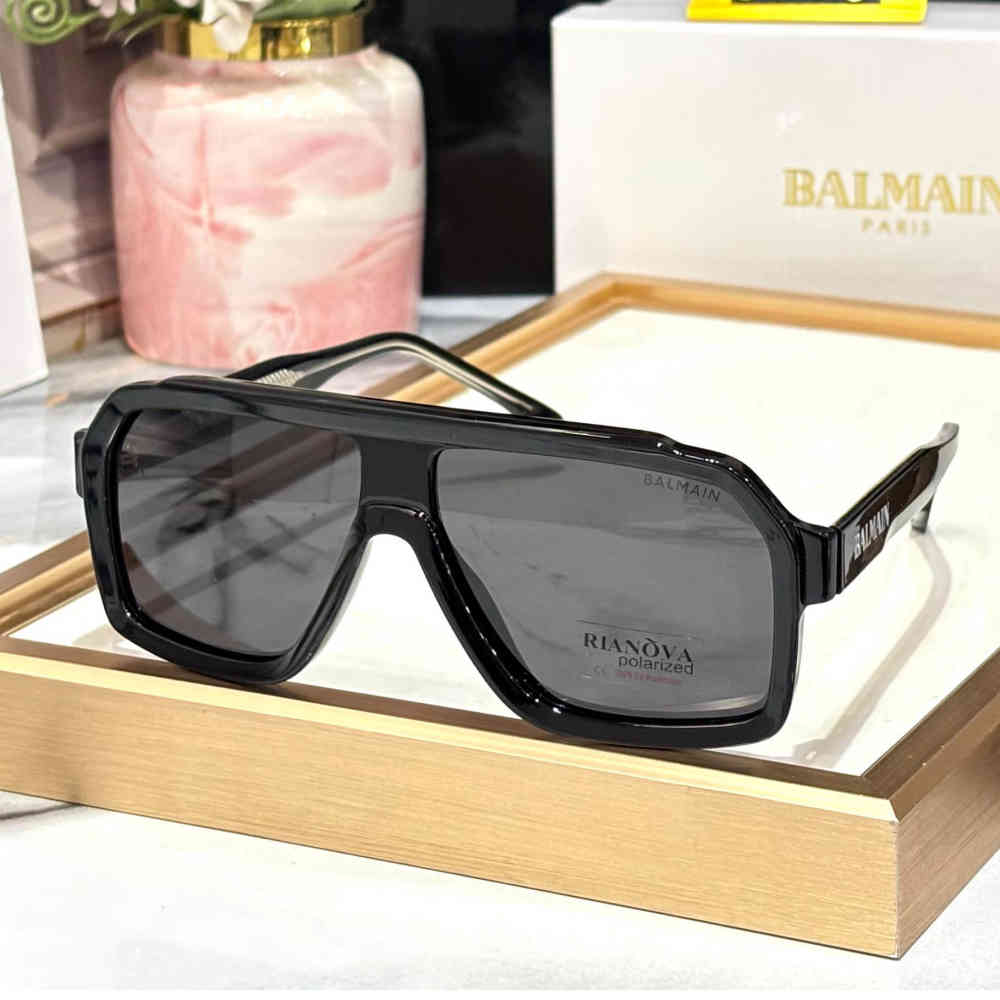 Black Balmain Purple Luxury Sunglasses